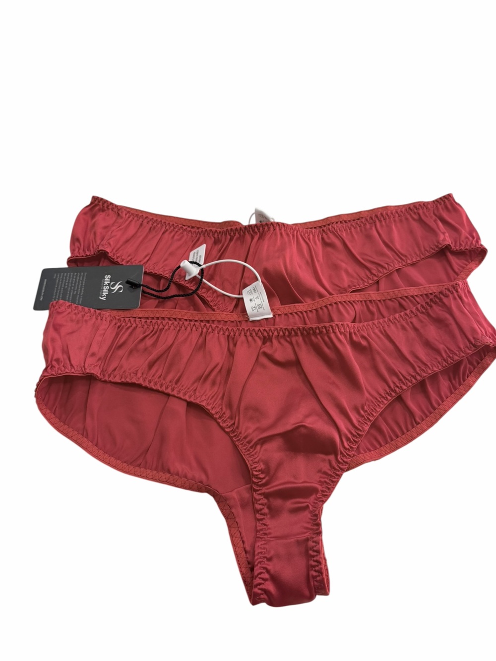 Lot of 6 SILKSILKY 100% Mulberry Silk Panties XL NWT